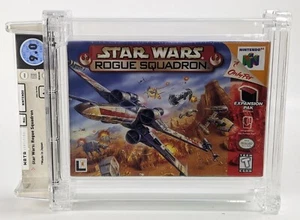Nintendo N64 Star Wars Rogue Squadron WATA A+ 9.0 Factory Sealed Graded - Picture 1 of 3