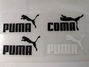 "Puma Logo Decals: 2-Inch Each- Iron-On Elegance, Unleashed!"