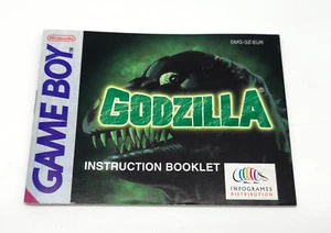 Godzilla Nintendo Gameboy Instruction Booklet Manual - Picture 1 of 4
