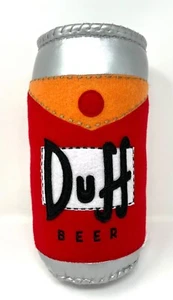 Lata de cerveza de fieltro The Simpson DUFF 12" de Kidrobot - Imagen 1 de 6