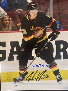 Jake VIRTANEN Signed 8x10 Photo! “SHOTGUN JAKE”, Vancouver Canucks!  W/COA - Picture 1 of 2