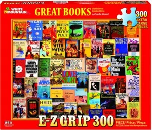 "Rompecabezas White Mountain Great Books 300 piezas 18"" x 24" - Imagen 1 de 3