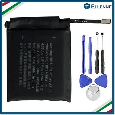 ✅ BATTERIA COMPATIBILE PER APPLE WATCH SE2 44mm A2181 IWATCH + KIT CACCIAVITI ✅ - Immagine 1 di 4