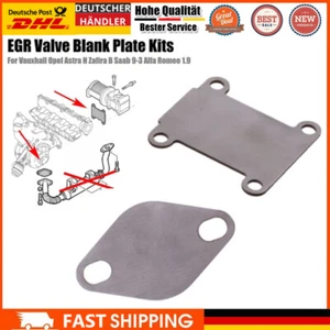 2Stk AGR Verschlussplatte für OPEL 1.9 CDTI Astra H Vectra C Signum Zafira DHL/ - Bild 1 von 15
