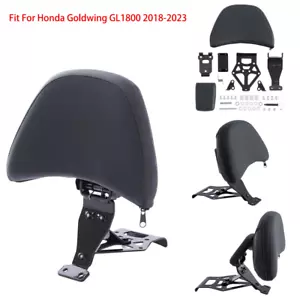 Black Driver Rider Backrest Hardware Kit Fit For Honda Goldwing GL1800 2018-2023 - Bild 1 von 17