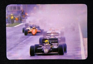 AYRTON SENNA ~ LOTUS 97T ✱ Ultra Rare Vintage F1 Formel 1 Taschenkalender 1987 - Bild 1 von 5
