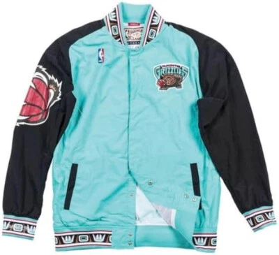 Chaqueta Mitchell Ness Auténtica 1995 Vancouver Grizzles Pre Juego Calentamiento 40 M Nueva con Etiquetas Foto 1 de 2