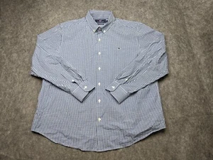 Camisa Vineyard Vines Ballena Para Hombres Extra Grande Azul Cuadros Calce Ajustado Con Botones - Imagen 1 de 11