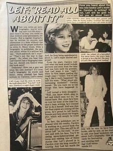 Leif Garrett, Full Page Vintage Clipping - Picture 1 of 1