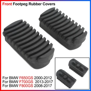 1 Set Footpeg Rubber Covers For BMW F650GS 2000-12 F700GS 2013-17 F800GS 2008-17 - Picture 1 of 10
