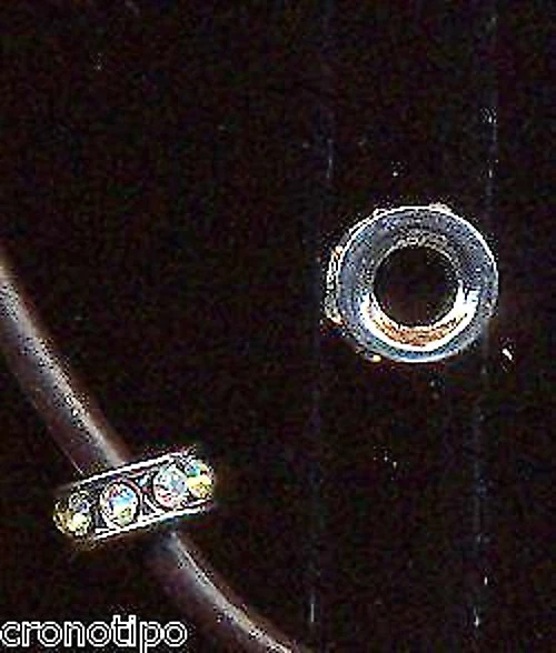 Ciondolo con strass x catene snake 4mm - Immagine 1 di 1