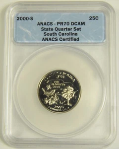 2000-S South Carolina State Quarter ANACS PR-70 DCAM - Picture 1 of 2