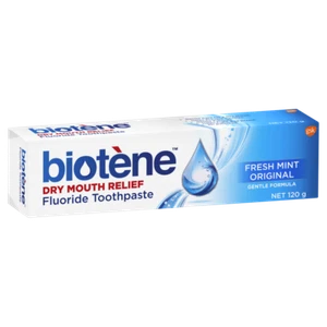 Biotene Dry Mouth Relief Fluoride Toothpaste 120g - Fresh Mint Original Gentle - Picture 1 of 3