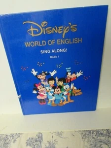 Vintage Disneys Welt der englischen Mitsingen Buch 1 Liederbuch - Bild 1 von 14