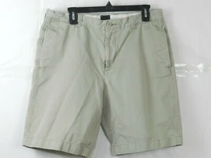 J. Crew gebrochene Chino Shorts Herren Größe 34 khaki Schrittlänge 9,5" - Bild 1 von 6