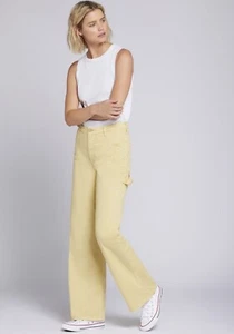 Pantalones para mujer Current/Elliott The Painter maíz pierna ancha talla 25 - Imagen 1 de 13