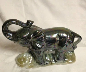 "Elefante esmaltado - 10"" x 6"" hermoso - ¡Tronca! - Imagen 1 de 6