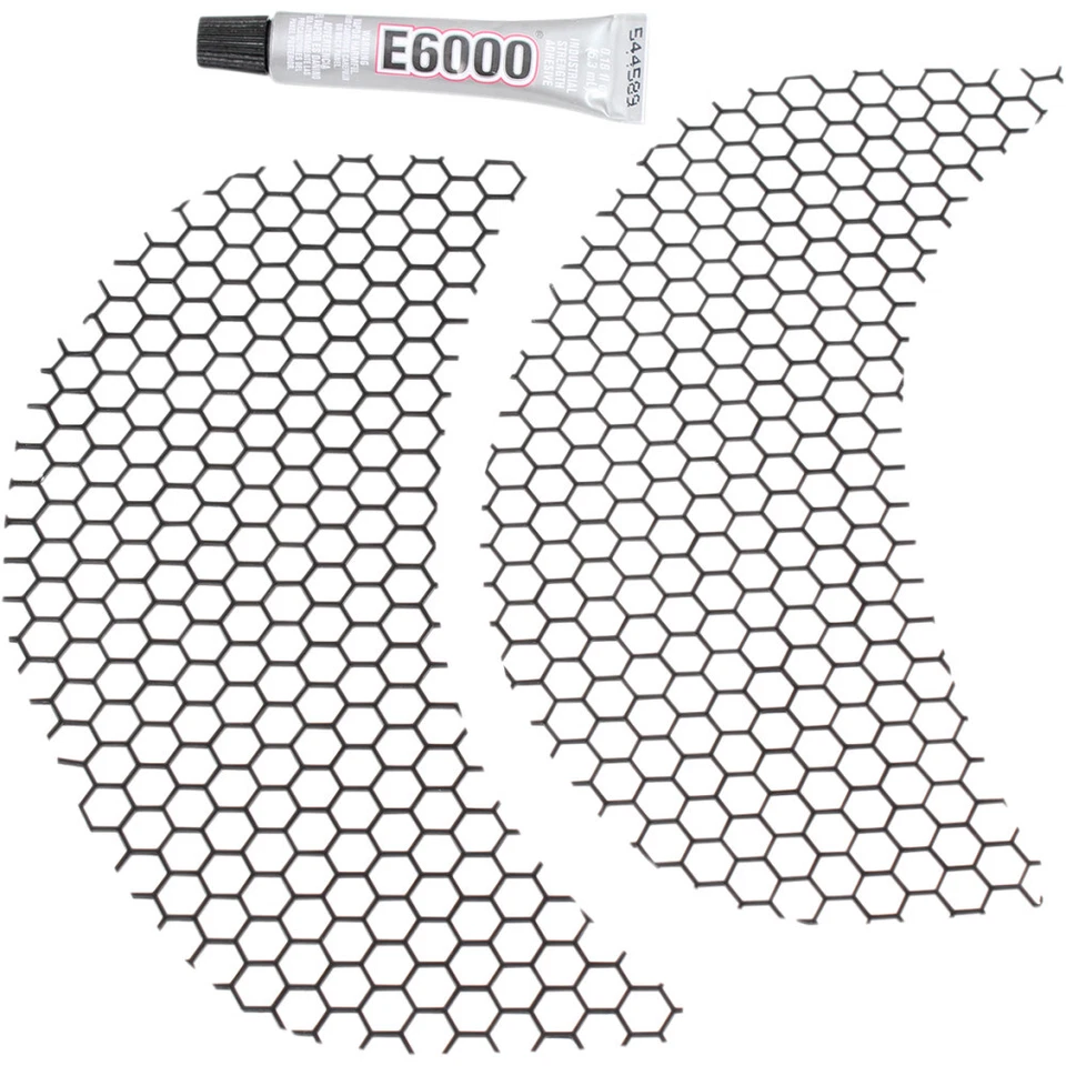 Pantalla de ventilación de carenado Klock Werks - peine de miel (negro) KW05-01-0320-B Foto 1 de 1