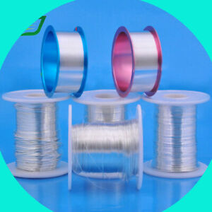 Sterling 925 silver round wire half hard 14,16,18,20,22,24 gauge 5 10 15 ft USA