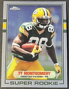 Ty Montgomery 2015 Topps Chrome 1989 Topps Super Rookies #89-TM Packers