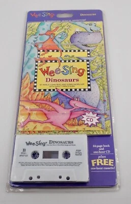 Wee Sing Dinosaurs Book CD and Cassette 2002 version by Price Stern Sloan - Image 1 of 3