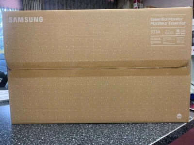 SAMSUNG S33A Series 22-Inch FHD 1080p Computer Monitor, HDMI, VA Panel - Black - Image 1 of 4