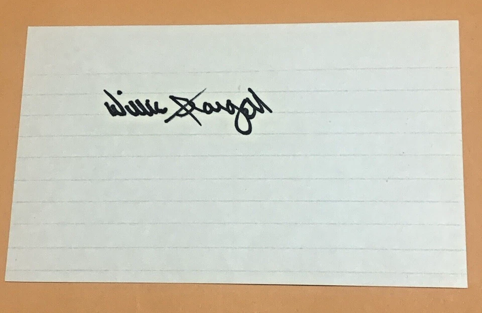 Willie Stargell Pittsburgh Pirates Autographed Signed 3x5 Index Card HOF - Image 1 of 1