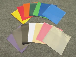 Parches de reparación de casas de rebote premium de 10" x 10" 18 oz vinilo multicolor comercial - Imagen 1 de 12