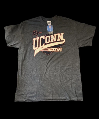 NEW U Conn Huskies shirt blue size L Cover