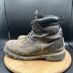 Red Wing 406 Men's Size 10 E2 Wide Supersole 6" Tall Work Boot Waterproof Shoes - Picture 1 of 10