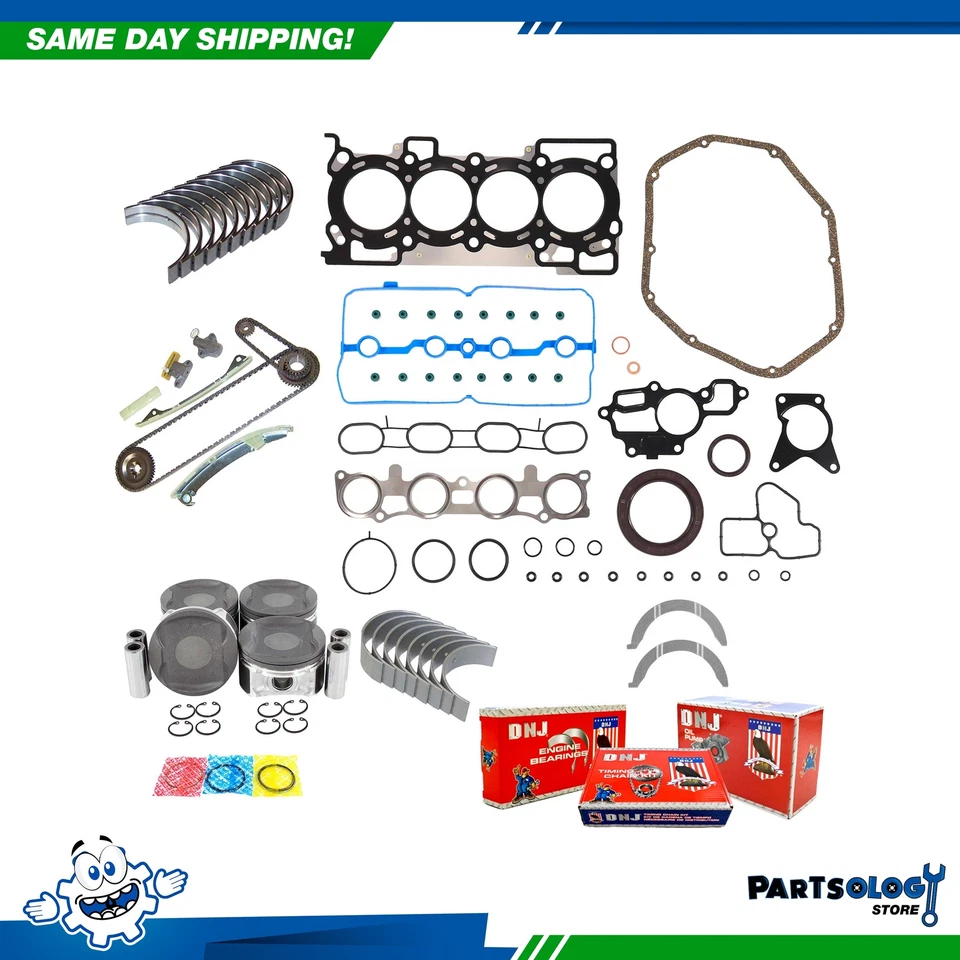 DNJ EK635AM Master Engine Rebuild Kit For 07-12 Nissan Sentra 2.0L L4 DOHC 16v - Image 1 of 4