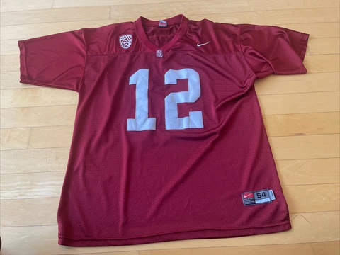 ANDREW LUCK #12 STANFORD CARDINALS  NIKE TEAM JERSEY SIZE 54 Cover