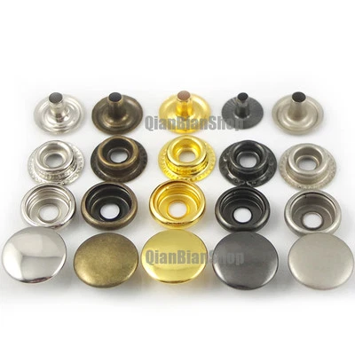 Metal Rapid Rivet Button Snaps Fasteners Leather Craft Sewing 12 15mm 1/2" 5/8" - Image 1 of 4