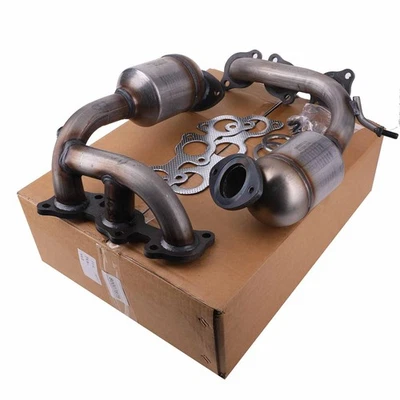 2X For Toyota Sienna 3.3L FRONT REAR Manifold Catalytic Converter 2004-2006 FWD - Image 1 of 4