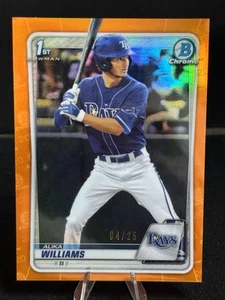 2020 Bowman Draft Chrome Alika Williams Orange Refractor /25 #BD-136 - Picture 1 of 2