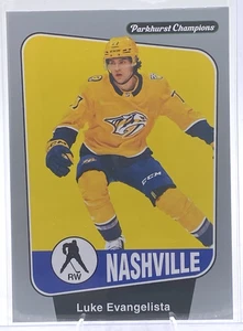 2024-25 UD Parkhurst Champions SILBER Parallel #197 Luke Evangelista - Bild 1 von 3