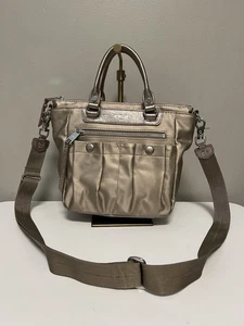 MZ WALLACE Mayfair Bedford Champagner Gold Luxus Designer Beuteltasche EUC - Bild 1 von 11