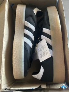 Adidas Originales Sambae Goma Blanco Núcleo Negro ID0436. Mujer Talla 8.5 Nuevo - Imagen 1 de 5