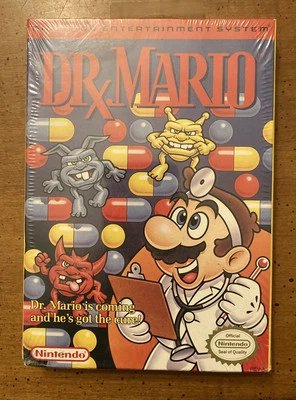 Dr. Mario (Nintendo NES, 1990) Factory Sealed New - Image 1 of 4