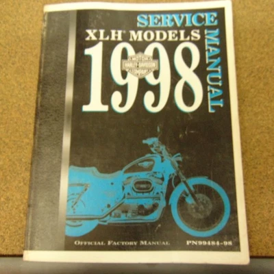 HARLEY DAVIDSON SERVICE MANUAL XLH MODELS 1998 - PART # 99484-98 Foto 1 de 4