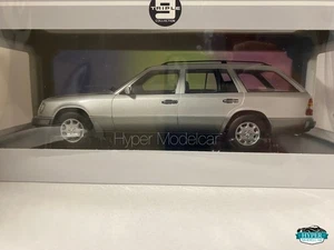 TRIPLE9 1/18 MERCEDES-BENZ E-CLASS S124 T-MODEL 300TD 1995 SILVER ART.1800361 - Picture 1 of 3