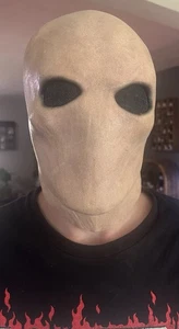 Máscara facial completa de látex cosplay de Halloween Silent Stalker Slenderman alienígena espeluznante - Imagen 1 de 7