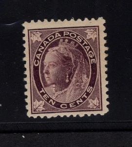 Canada Victoria 10¢ brown violet, H - Picture 1 of 2