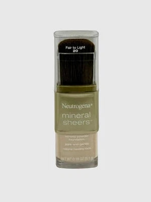 Neutrogena Mineral Sheers Mineral Powder Foundation, Fair To Light # 20, 0.18 oz - Image 1 of 2