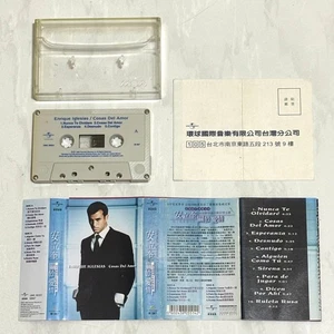Enrique Iglesias 1998 Cosas Del Amor Taiwan Edition Cassette Tape Album w/ Card - Picture 1 of 7