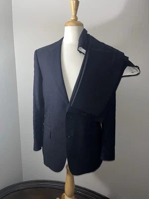 Suitsupply Tailored Fit Milano Black Lanificio Rogna Suit 40S Linen/wool - Image 1 of 4