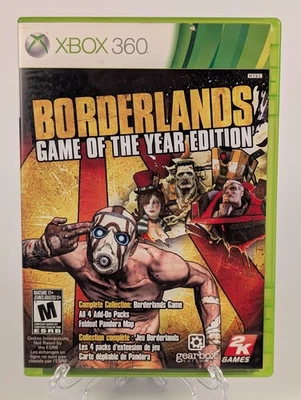 Borderlands Game of the Year Edition (Xbox 360)➡️CIB  - Tested - Excellent 📀! - Image 1 of 4
