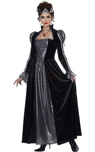 DISFRAZ HALLOWEEN MAJESTAD OSCURA REINA MALVADA MUJER ADULTA DISFRAZ - Imagen 1 de 2