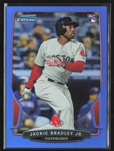 Jackie Bradley Jr. 2013 Bowman Chrome Blue Refractor RC /99 #43 Boston Red Sox - Picture 1 of 2