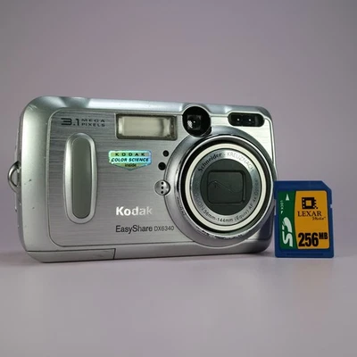 Kodak EasyShare DX6340 3.1MP Compact Digital Camera Silver Tested - Image 1 of 4